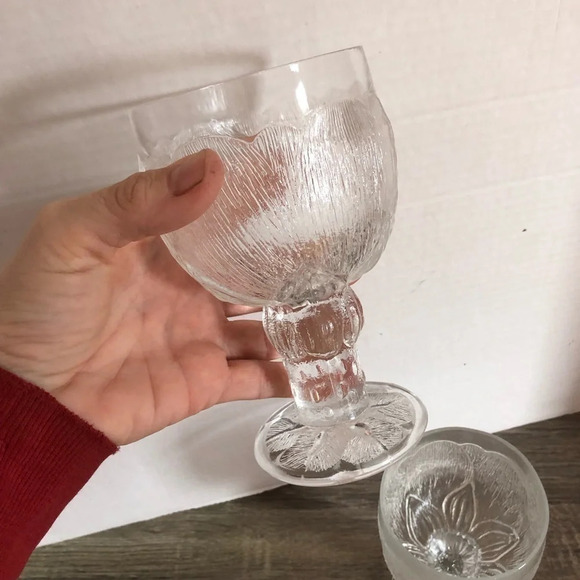Vtg OIVA TOIKKA  Pair of Pioni Glasses - Picture 8 of 10